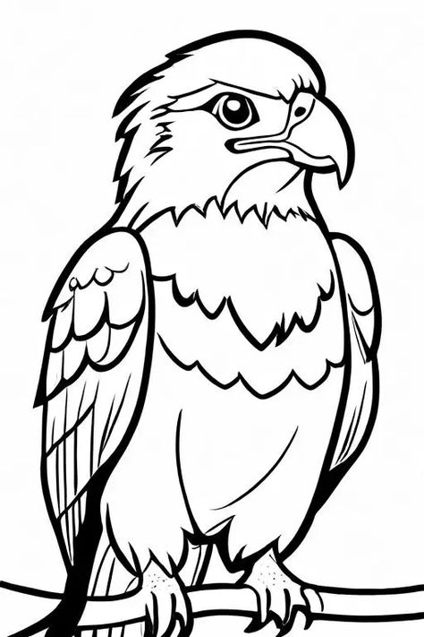 Eagle Coloring Page 7 for Kids Eagle Coloring Pages, Flamingo Coloring Page, Majestic Birds, Vegetable Animals, Kids Vegetables, Bird Coloring Pages, Nature Activities, Exotic Birds, Tropical Birds