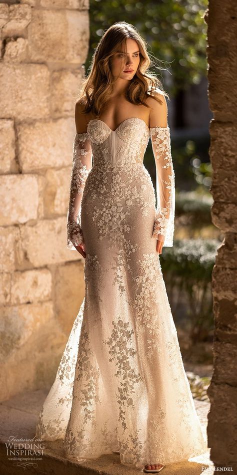 Beige Bridal Dress, Fall 2024 Wedding Dress, Eva Lendel Wedding Dresses, Beige Wedding Dress, Summer Wedding Dresses, Eva Lendel, 2024 Wedding Dresses, Mermaid Ball Gown, Dresses To Make