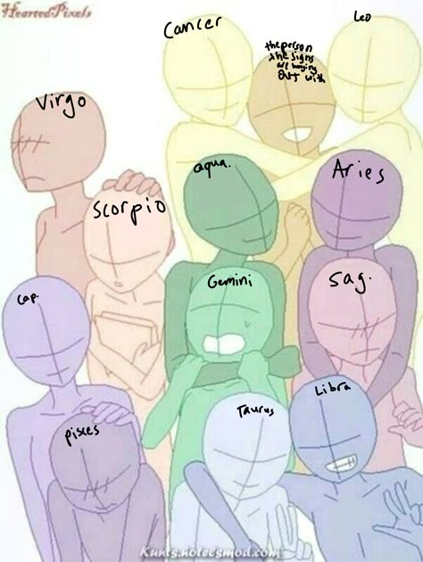 Zodiac As People Drawings, Sibling Pfp Anime, Cute Zodiac Drawings, Zodiac Group Drawing, Zodiac Signs Relationships Drawings, Zodiac Sings As People Drawing, Zodiac As People, Zodiacs As People Art, The People Of Zodiac