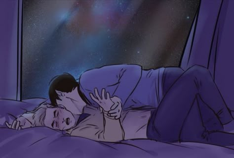 Kirk X Spock, Spock X Kirk, Kirk And Spock, Star Trek Fanart, Stark Trek, Star Trek Reboot, Spock And Kirk, Start Trek, Film Star Trek