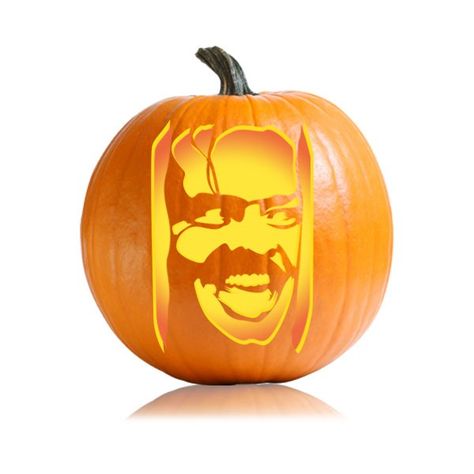 Shining Pumpkin Carving, Movie Pumpkin Carving, Jack Nicholson The Shining, Pumpkin Carving Inspo, Pumpkin Carving Pattern, Saw Movie, Pumpkin Carving Stencils, Pumpkin Stencils, Carving Stencils