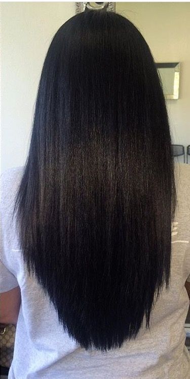 pinterest length Bob Pendek, Hot Hairstyles, Straightening Natural Hair, Hair Without Heat, Long Natural Hair, Long Black Hair, Relaxed Hair, Haircuts For Long Hair, Long Straight Hair