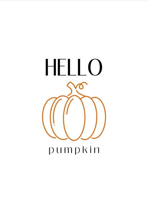 Pumpkin Logo, Fall Crafting, Hello Pumpkin, Pumpkin Svg, Brand Style, Pumpkin Decorating, Logo Design Inspiration, Svg File, Pumpkins