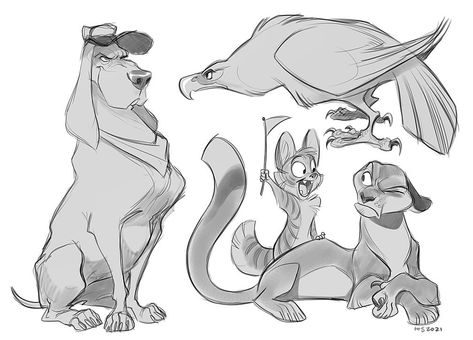 Dog Sketch, Disney Dogs, Audio Engineer, Character Sketches, Animated Drawings, Character Design Animation, Dog Drawing, Cat Drawing, Art Inspiration Drawing