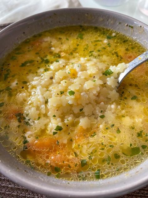 Indulge in a soul-warming bowl of comfort with our Pastina Soup, affectionately known as “Italian Penicillin Soup.” This heartening dish is not just a meal but a remedy for cold days or those moments when you need a little TLC. With its simple yet flavorful ingredients, this soup captures the essence of Italian home cooking, […] Italian Penecillan Soup, Penecillan Soup, Italian Penicillin Soup Recipe, Italian Penicillin Soup, Pastina Pasta, Penicillin Soup, Italian Penicillin, Pastina Recipes, Pastina Soup