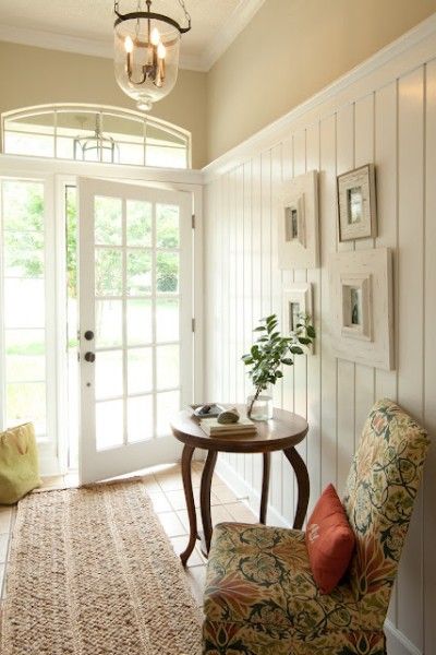 Dreaming {Architectural Details} Garage Entrance, Foyer Ideas, Entrance Ideas, Entry Ways, Entry Hall, Street Design, Cool Ideas, Mud Room, Beach Cottage