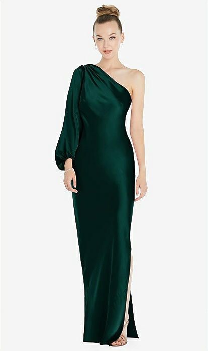 Charmeuse Gown, Bias Dress, Charmeuse Dress, One Sleeve Dress, One Shoulder Bridesmaid, Yang Energy, Formal Dresses With Sleeves, Social Dresses, Infinity Dress