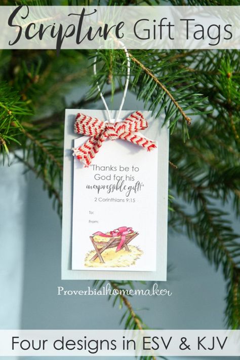 Christian Christmas Tags, Christmas Gift Tag Free Printable, Christian Christmas Gift Tags, Scripture Christmas, Xmas Traditions, Christmas Ornament Tags, Printable Hymns, Free Christmas Tags Printable, Christmas Gift Cards