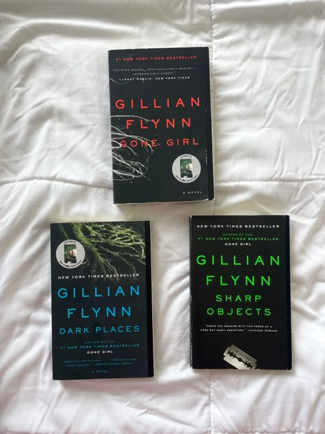 Thriller Books Aesthetic, Sharp Objects Book, Gone Girl Book, Gillian Flynn Books, Gone Book, Read It And Weep, Beginner Skin Care Routine, Gillian Flynn, Book Wishlist