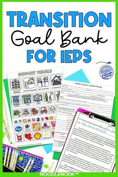 Searching for the perfect transition goals for your students with disabilities? Look no further! Our IEP Transition Goals Bank is here to save the day. 🌟 From employment to independent living skills, we've got you covered. Start planning for success after graduation! 💪 #IEP #TransitionPlanning Iep Goal Bank Special Education, Iep Goals For High School Students, Writing Transitions, Independent Living Skills, Special Education Organization, Special Education Law, Goal Activities, Resource Room Teacher, Middle School Special Education