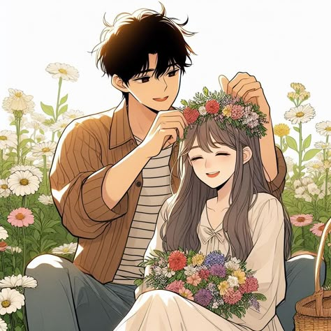 Couple Cute Pictures Cartoon, Beautiful Anime Couple, Couples Cartoon Wallpaper Cute, Happy Couple Anime, Cartoon Couple Photo, Couple Picture Anime, Whatsapp Dp For Couples, Cute Couple Pics Cartoon, Couples Dp For Whatsapp