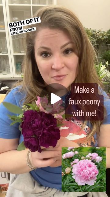 Stellar Blooms Flowers and Gifts on Instagram: "Love peonies? Watch how to make a faux one.

#peony #fauxflowers #floristsylvania #flowers #stellarbloomssylvania #floristsofinstagram" Faux Flowers Diy, Flower Hacks, Flowers And Gifts, Fake Flower, Flower Diy, Flowers Diy, Fake Flowers, Faux Flowers, Flower Arrangement