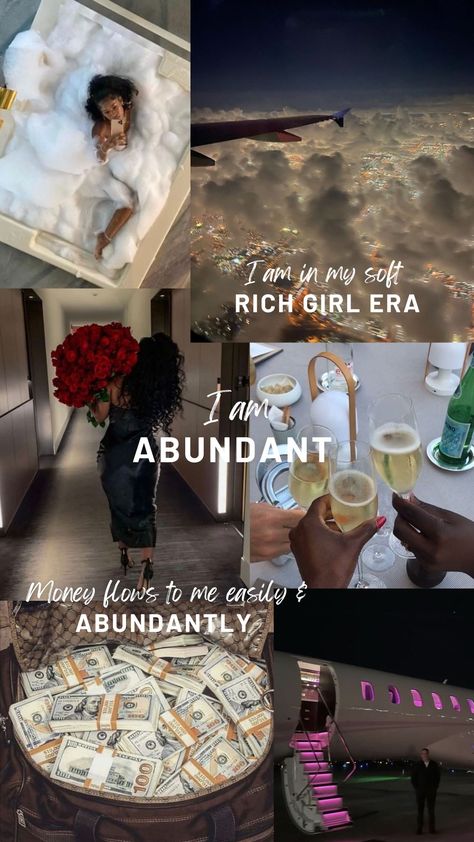 Soft rich girl Era abundance life travel fun love Mua Astethic, Manifest Luxury Life, Goals Inspiration Wallpaper, People To Watch On Youtube, Dream Vision Board Goal Settings, Vision Board For Career, Rich Girl Era, 2024 Affirmations, Dream Life Goals