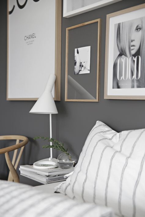 Morning glory | Stylizimo Blog Grey And Gold Bedroom, Design Ložnic, Gold Room Decor, Gold Bedroom Decor, Gold Rooms, Gray Walls, Gold Bedroom, Grey Bedroom, Gray Bedroom