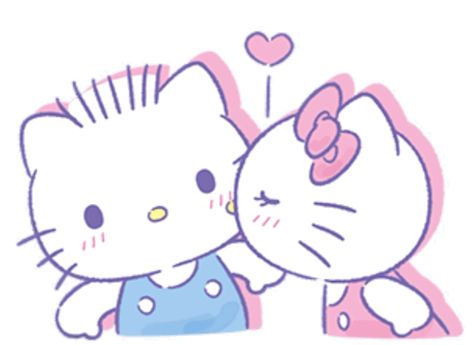 Hello Kitty And Dear Daniel Gif, Gif Hello Kitty, Hello Kitty Gif, Gif Hello, Hello Kitty And Dear Daniel, Dear Daniel, Hello Kitty Imagenes, I Love You Honey, Hello Kitty Baby