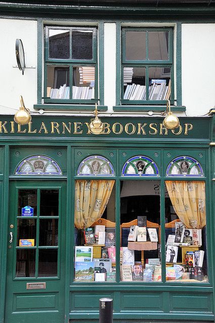 Bookshop in Killarney, Co. Kerry, Ireland ✯ ωнιмѕу ѕαη∂у Bookstore Front Window, Library Store, Killarney Ireland, Book Shops, Kerry Ireland, County Kerry, Book Stores, Killarney, Shop Fronts