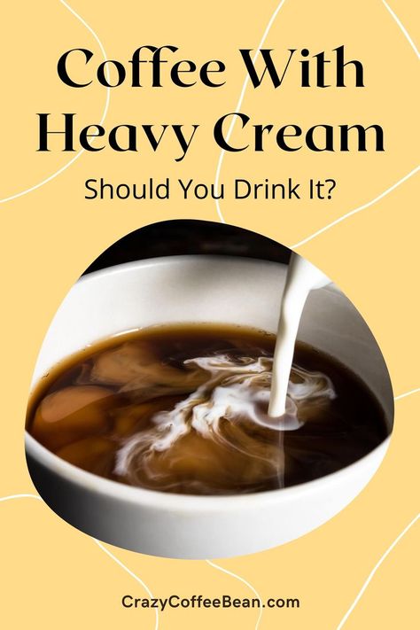 Coffee With Heavy Cream Non Dairy Heavy Cream, Coffee With Heavy Cream, Heavy Cream Recipes, Bday Brunch, Coffee Recipes Hot, Recipes With Whipping Cream, Homemade Coffee, Berry Juice, Bulletproof Coffee