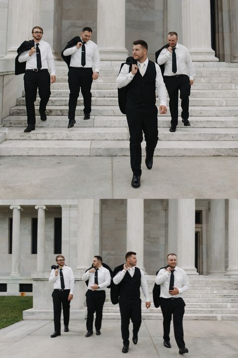 Groom's wedding party. Groomsmen in the wedding. Happily ever after. Summer and fall wedding. Men's wedding day outfits. New York Elopement, Wedding Party Groomsmen, Day Outfits, Upstate New York, Wedding Groom, Wedding Men, Happily Ever After, Ever After, Fall Wedding