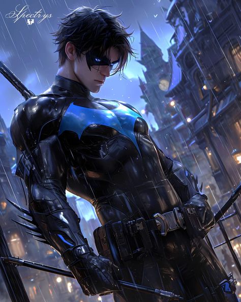 Spectrys | 🔹 DC Comics ▪️ ▪️ Nightwing 🔹 | 1-10 | - Which one is your favorite? 🔥Tell me what you think ✨ Follow & comment if you liked ✨ - Stay… | Instagram Titans Nightwing Wallpaper, Dc Comic Nightwing, Nightwing Comic Art, Nightwing Anime Art, Nightwing Fanart, Character Design Superhero, Nightwing Comic Cover Art, Robin Fanart, Nightwing Art