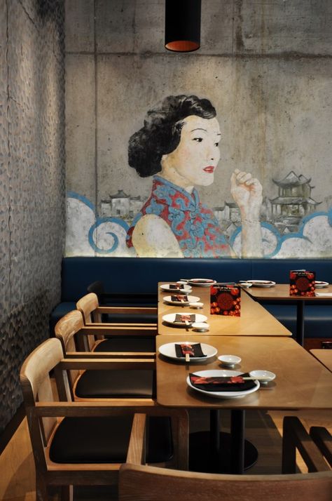 modern restaurant Modern Vietnamese Restaurant, Zen Restaurant Design, Modern Chinese Restaurant Interior, Asian Restaurant Interior Design, Modern Asian Restaurant, Chinese Restaurant Design, Modern Chinese Restaurant, Wall Art Restaurant, Asian Restaurant