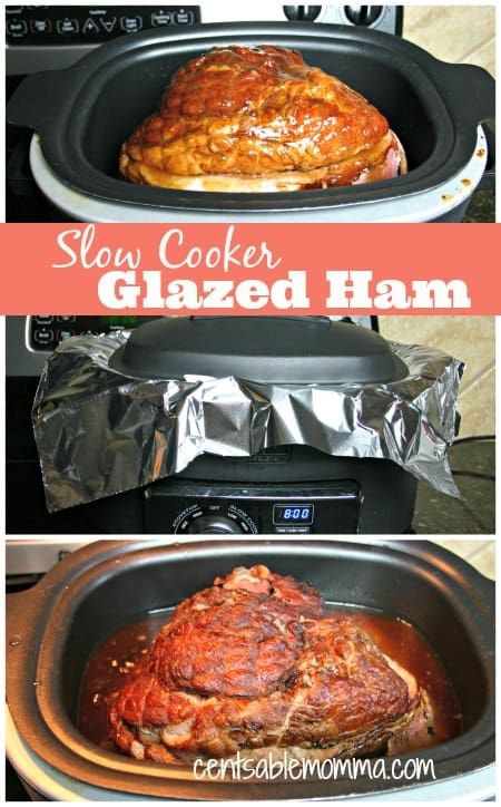 Ham In Crockpot, Cooking Ham In Crockpot, Holiday Cooking Christmas, Ham Glaze Recipe, Slow Cooker Ham, Crockpot Ham, Holiday Ham, Glazed Ham, Ham Glaze