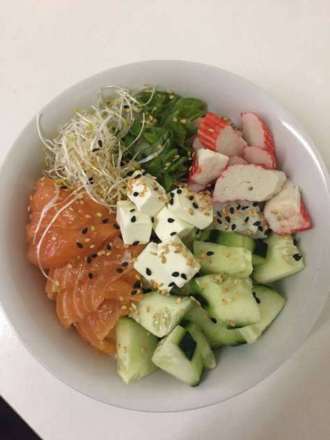 Food Motivation, Healthy Food Dishes, Healthy Lifestyle Food, Healthy Food Motivation, Poke Bowl, Idee Pasto Sano, Food Goals, Healthy Food Ideas, Proper Nutrition