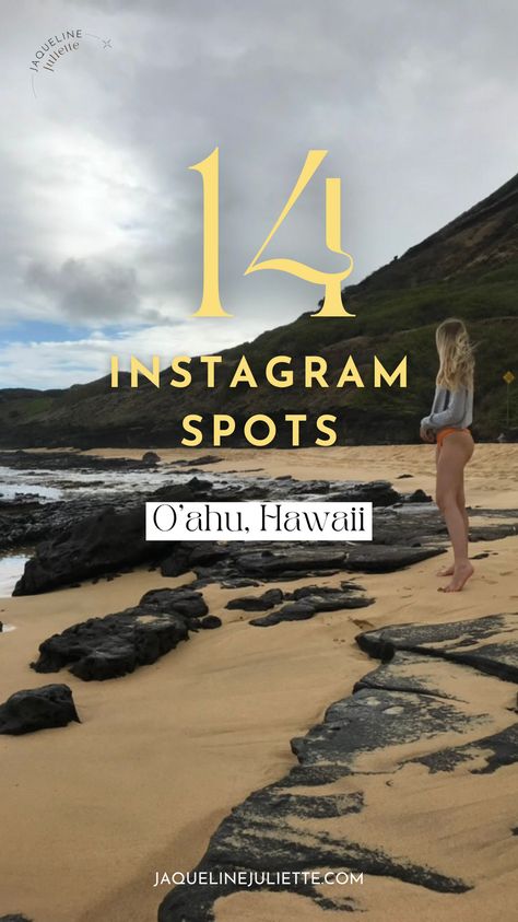 Still need inspiration for taking pictures and exploring Hawaii? These are the best things to do on this tropical island called paradise… #instagramspots #honolulu #waikiki #photography #travel #hawaiian Oahu Instagram Pictures, Oahu Picture Ideas, Hawaii Instagram Pictures, Honolulu Waikiki, Best Vacation Spots, Unique Places, Waikiki Beach, Instagrammable Places, Honolulu Hawaii