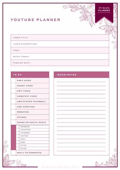 The Best Printable Blog Planner 2022 - Make this your year! realisticplanner #plannerparaimprimir #plannerbrand #digitalplannergirl🌹 Mom Planner Printables Free, A5 Planner Printables Free, Goal Planner Printable Free, Study Planner Printable Free, Youtube Planner, Project Planner Printable, Meal Planner Printable Free, Planner Youtube, Daily Planner Printables Free