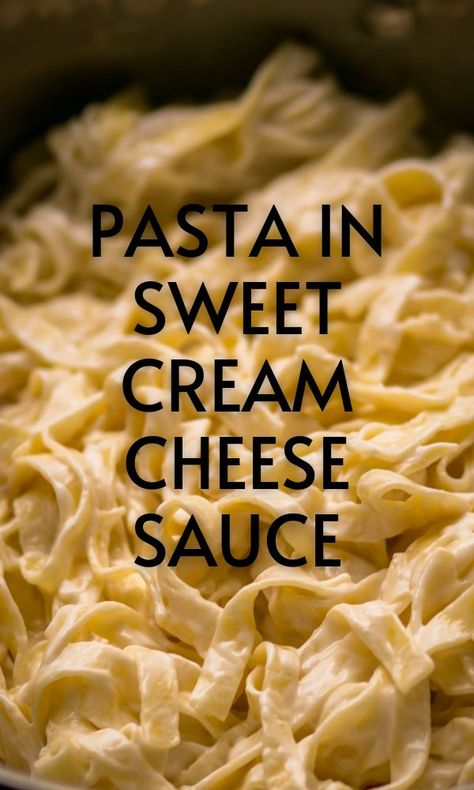 Creamy Pasta Sauce With Cream Cheese, Sweet Pasta Sauce, Cheese Chilli Recipe, Cream Cheese Noodles, Sour Cream Pasta Sauce, Cream Cheese Pasta Sauce, Slow Cooker Pasta Sauce, Sour Cream Pasta, Recipes Using Pasta