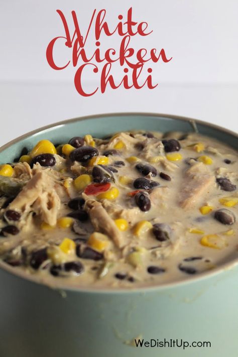 White Chicken Chili With Black Beans And Corn, White Chicken Chili Black Beans, Chicken And Black Bean Chili, Chicken Black Bean Corn Soup, White Chicken Chili With Black Beans, Quick Chicken Chili, Rotisserie White Chicken Chili, Chicken Chili With Rotisserie Chicken, Chicken Chili With Black Beans