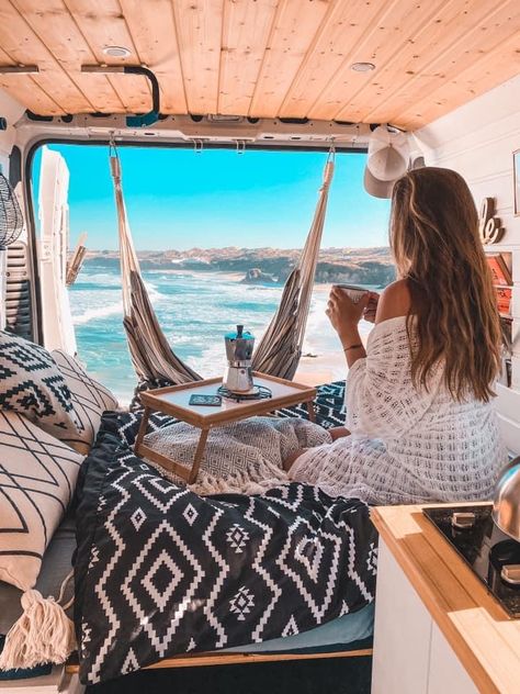 Van Hammock, Car Glamping, Small Camper Vans, Welcome To My Crib, Paddle Boarding Pictures, Compost Toilet, Travel Camper, Diy Camper Remodel, Rv Homes