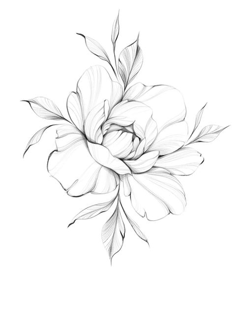 I Will Tattoo, Will Tattoo, Rose Tattoo Stencil, L Tattoo, Feather Tattoo Design, Flame Tattoos, Poppies Tattoo, Peonies Tattoo, Tattoo Desings