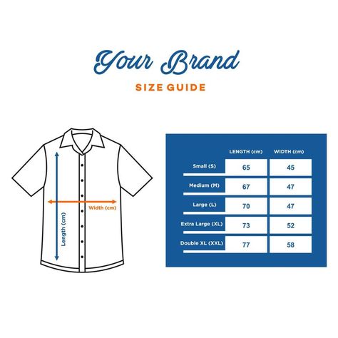 short sleeve shirt size chart template vector. Infographic table of size guide men shirt with collar and button Size Chart Template, Shirt Size Chart, Logo Design Free Templates, Shirt With Collar, Vector Infographic, Chart Template, Logo Design Free, Men Shirt, Free Templates