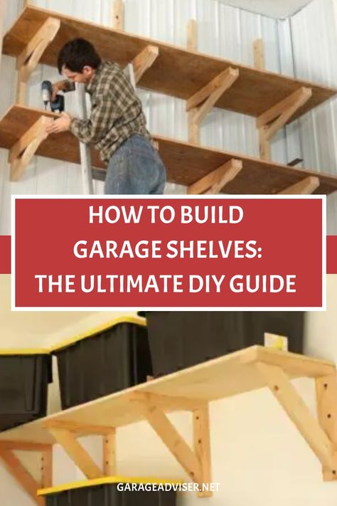 Organizing your garage can seem like a daunting task, especially when you have a plethora of tools, seasonal items, and miscellaneous junk scattered around. But fear not! Building your own garage shelves is an excellent solution to declutter and maximize your storage space. Not only does it help to keep things organized, but it also […] Garage Storage Organization Wall Shelves, Garage Wall Storage Diy, Diy Wood Garage Shelves, Wall Mounted Garage Shelves, Garage Hanging Shelves, Unfinished Garage Organization, Garage Shelving Ideas Diy, Wooden Garage Shelves, Garage Shelves Diy