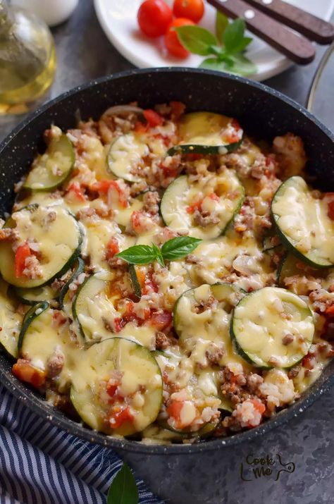 Zucchini Zucchini Italian Sausage Recipes, Italian Sausage Zucchini Skillet, Smoked Sausage Zucchini Skillet, Pork Zucchini Recipes, Zuchinis Casserole Recipe, Ground Sausage Zucchini Recipes, Sausage Squash Zucchini Dinners, Zucchini Sausage Casserole Recipes, Sausage Zucchini Soup