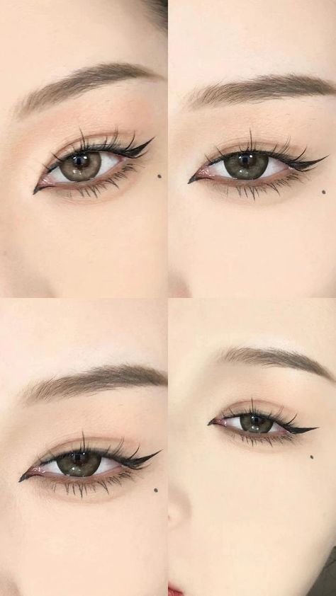 Asian Eyeliner, Almond Eye Makeup, Almond Eyes, Soft Makeup Looks, Makeup Tutorial Eyeliner, Makeup Tut, Eye Makeup Designs, Dope Makeup, Fancy Makeup