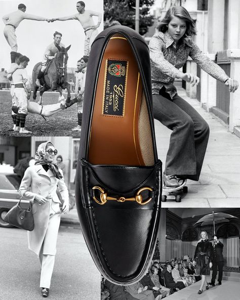 Black patent loafers