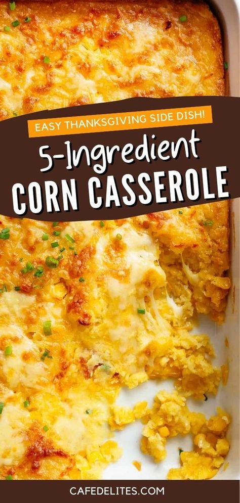 Spoon Cornbread Corn Casserole, Corn Casserole No Sour Cream, Easy Corn Casserole Without Jiffy, Corncasserole Jiffy Without Sour Cream, Corn Casserole Without Cream Corn, Cream Corn Casserole Recipe, Corn Sufle Recipe, Corn Au Gratin Casserole, Corn Casserole Without Sour Cream