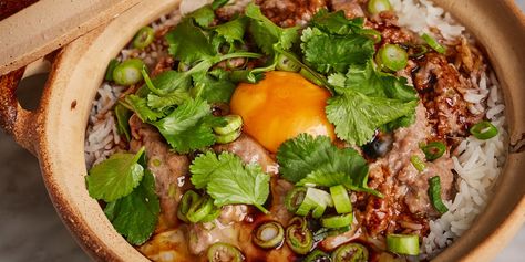 Claypot Rice with Minced Beef Recipe - Great British Chefs Minced Beef Recipe, Claypot Rice Recipe, Claypot Rice, Popular Chinese Dishes, Minced Beef Recipes, Recipes With Soy Sauce, Minced Beef, Rice Cooker Recipes, Great British Chefs