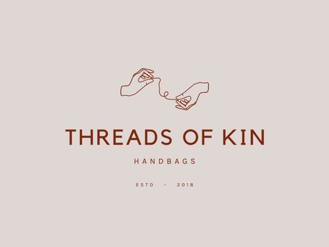 Logo concept for handmade bags company by Nuebrands