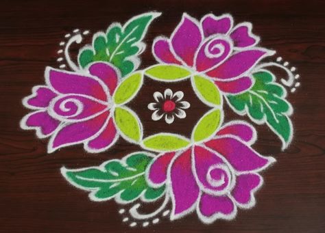 Bday Songs, Colourful Rangoli Designs, Modern Rangoli, Rangoli Designs Videos, Ready Rangoli, Rangoli Designs For Beginners, Dotted Rangoli, Colour Kolam, Duck Story