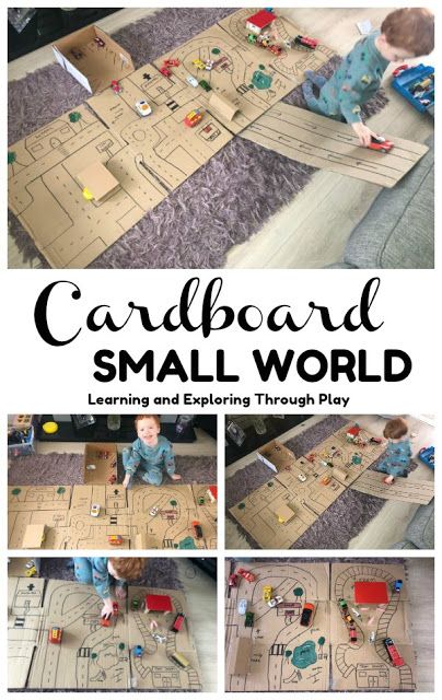 Small World Activities Preschool, Recycling Ideas For Preschoolers, Recycling Week Activities For Kids, Small World Play Ideas Preschool, Fs1 Activities, Small World Play Ideas, Small World Area, Cardboard Village, Recycling Activities For Kids