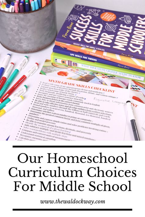 It can be tough to know which curriculum to choose. I’ve compiled a list of everything we use for middle school this homeschool year. Middle School History Curriculum, Homeschooling Middle School, Homeschool Middle School Curriculum, Homeschool Binder, Middle School Curriculum, Secular Homeschool, Homeschool Science Curriculum, Homeschool Middle School, Middle School History