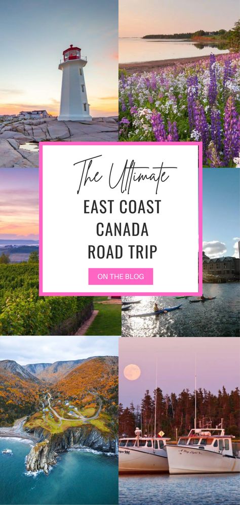 Canada East Coast Itinerary, Canada East Coast Road Trip, Nova Scotia Road Trip Itinerary, Nova Scotia Vacation, Canada Nova Scotia, Nova Scotia Travel Itinerary, Pei Itinerary, East Canada Road Trip, Pei Road Trip