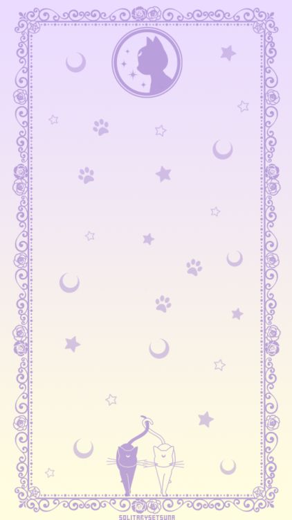 Credit: http://solitarysetsuna.tumblr.com/ Message Me, Sailor Moon, The Moon, Blogging, Moon, Stars, Purple