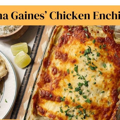 Taste of Home on Instagram: "Sometimes you just need straight up comfort food. @JoannaGaines' chicken enchiladas are a creamy, tasty and easy way to feed a crowd! 🔗 Click the link in our bio for the full recipe! ⁠ ⁠ #joannagaines #enchiladas #comfortfood #chickenenchiladas #dinnerrecipes #easydinnerrecipes #tasteofhome" Joanna Gaines Chicken Enchiladas, Sour Cream Chicken Enchilada Recipe Joanna Gaines, Sour Cream Enchiladas Joanna Gaines, Magnolia Chicken Enchiladas, Taste Of Home Joanna Gaines Enchiladas, Taste Of Home Enchiladas, Creamy Chicken Enchiladas Taste Of Home, Taste Of Home Chicken Enchiladas, Chicken Enchilada Casserole