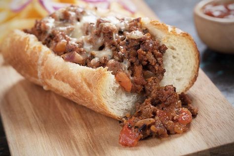 20-Minute Sloppy Joe Hoagie Recipe: This Easy Sloppy Joe Sandwich Recipe Has a Secret Ingredient #30secondmom Joe Sandwich, Cranberry Pie Recipes, Slow Cooker Sloppy Joes, Sloppy Joe Recipe Easy, Red Lentil Soup Recipe, Sloppy Joes Sandwich, Sloppy Joes Easy, Homemade Sloppy Joes, Baking Measurements