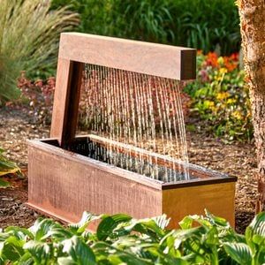 How to Build Raised Garden Beds | DIY Done Right Modern Water Fountain, Waterfall Project, Retaining Wall Blocks, Water Tub, Water Curtain, Concrete Retaining Walls, Garden Water Feature, Waterfalls Backyard, Project Steps