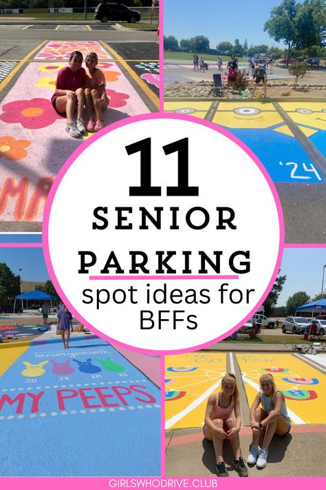 Best Senior Parking Spots, Parking Lot Senior Painting, Easy Painted Parking Spots, Senior Parking Spot Ideas Chalk Easy, Painted Parking Spots Senior Boys, High School Senior Parking Spot Ideas, Teacher Parking Spot Painting, Easy Senior Parking Spot Ideas, Parking Spot Painting Easy