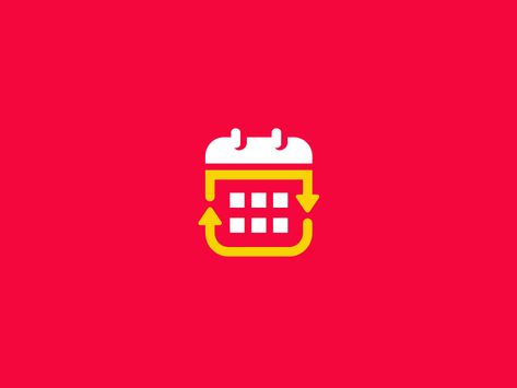 Calendar Sync by Alfrey Davilla | vaneltia #Design Popular #Dribbble #shots Calendar Logo, Friendly Logo, Learning Logo, Friend Logo, Kiosk Design, Daily Ui, Logos Inspiration, Minimal Logo Design, App Icon Design